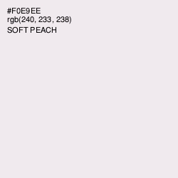 #F0E9EE - Soft Peach Color Image